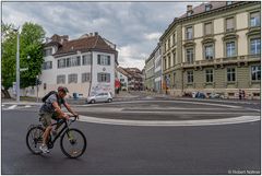 Blick zur Rittergasse in Basel