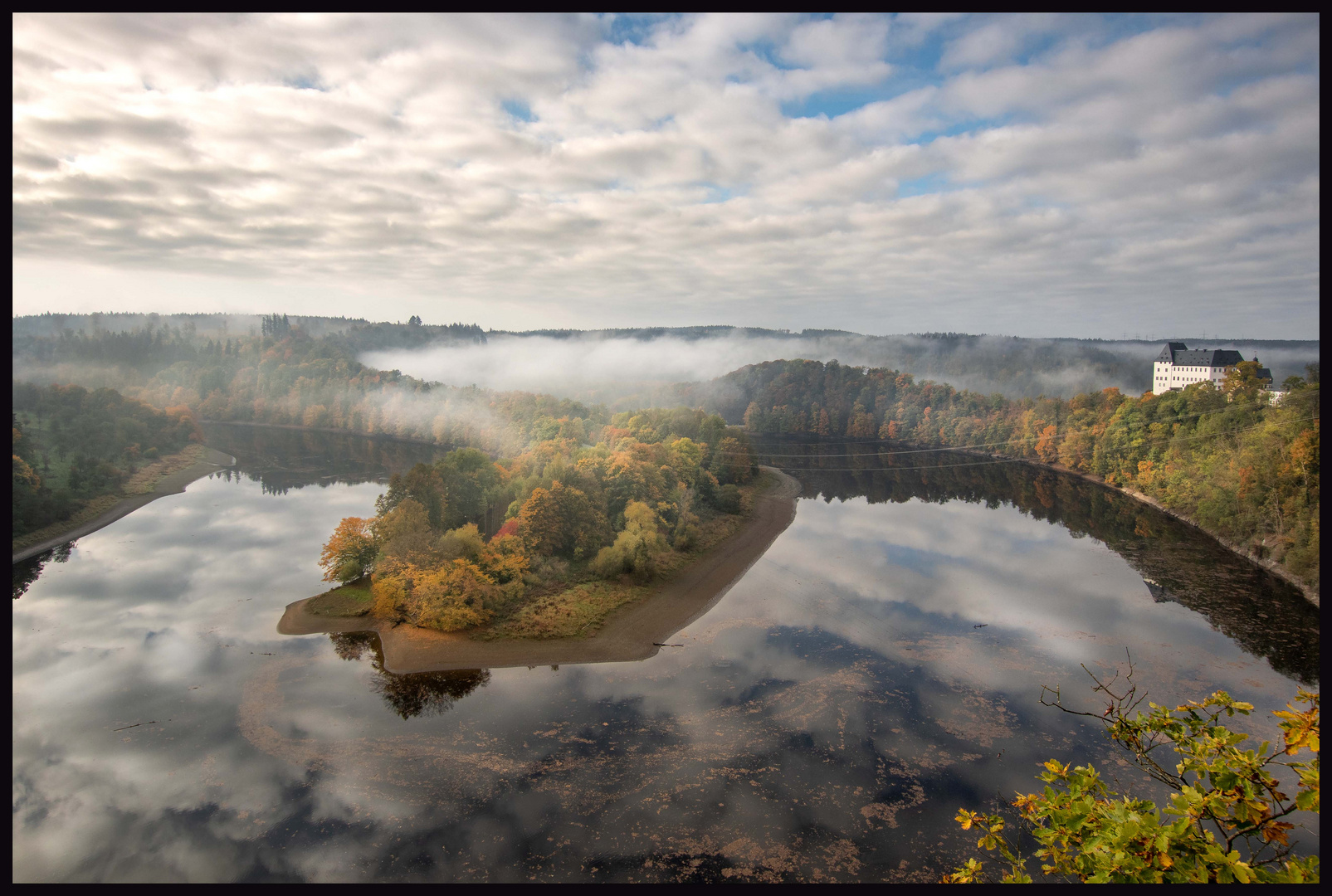 " Blick zur Saale in Thüringen "