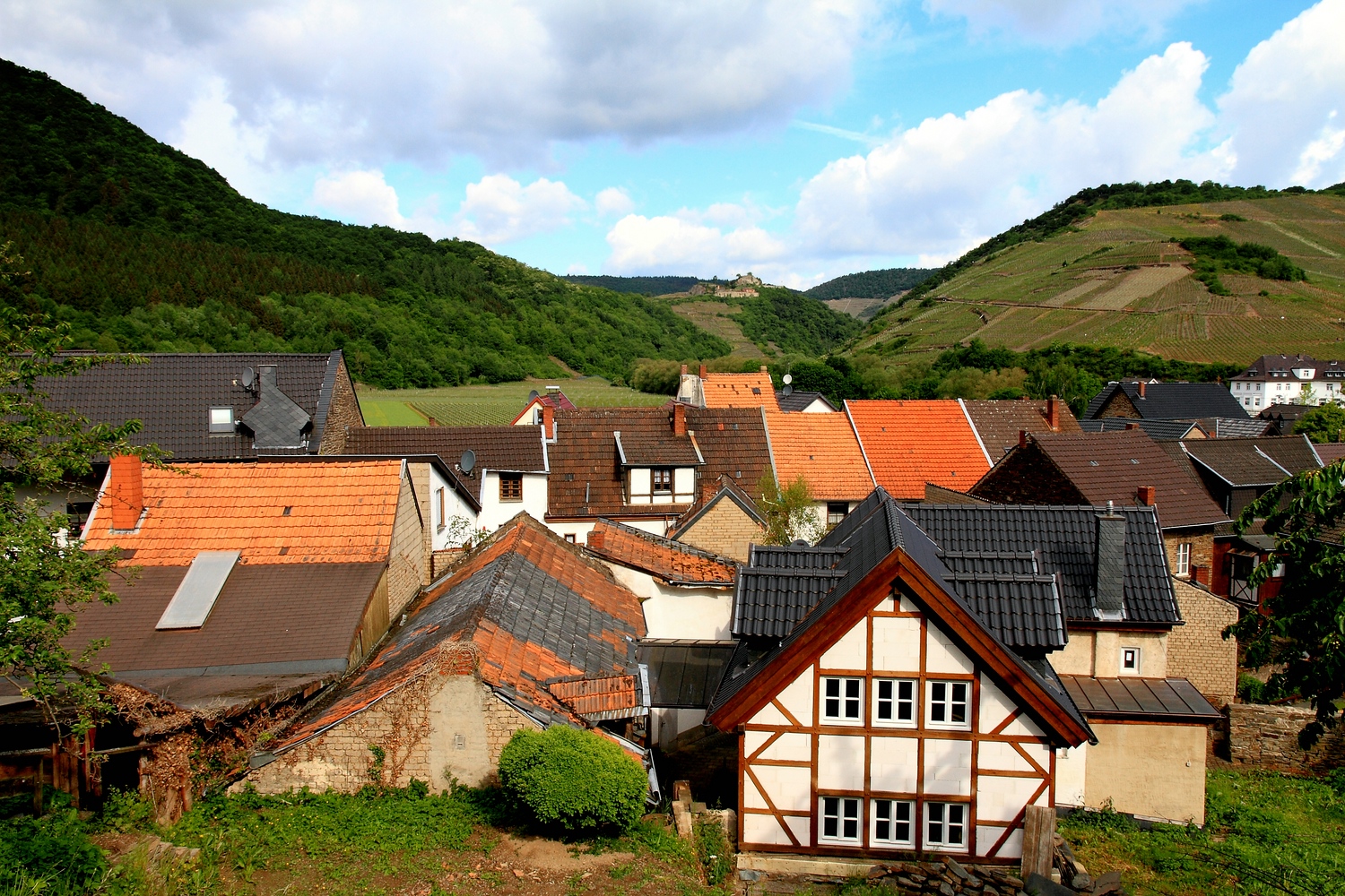 Blick zur Saffenburg