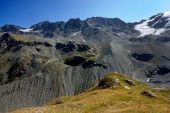 Blick zur Schaubachhütte mit Seilbahnstation