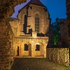 Blick zur Schlosskirche (1) am Abend