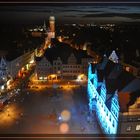 Blick zur Schloßkirche anläßlich der Erlebnisnacht