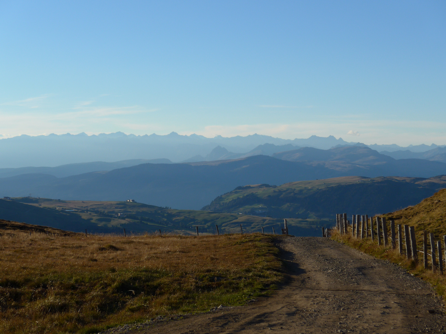 Blick zur Seiser Alm (Südtirol)