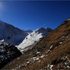 Blick zur Similaunspitze und Marzellferner