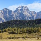 Blick zur Sorapiss-Gruppe vom Forcella Ambrizzola Pass