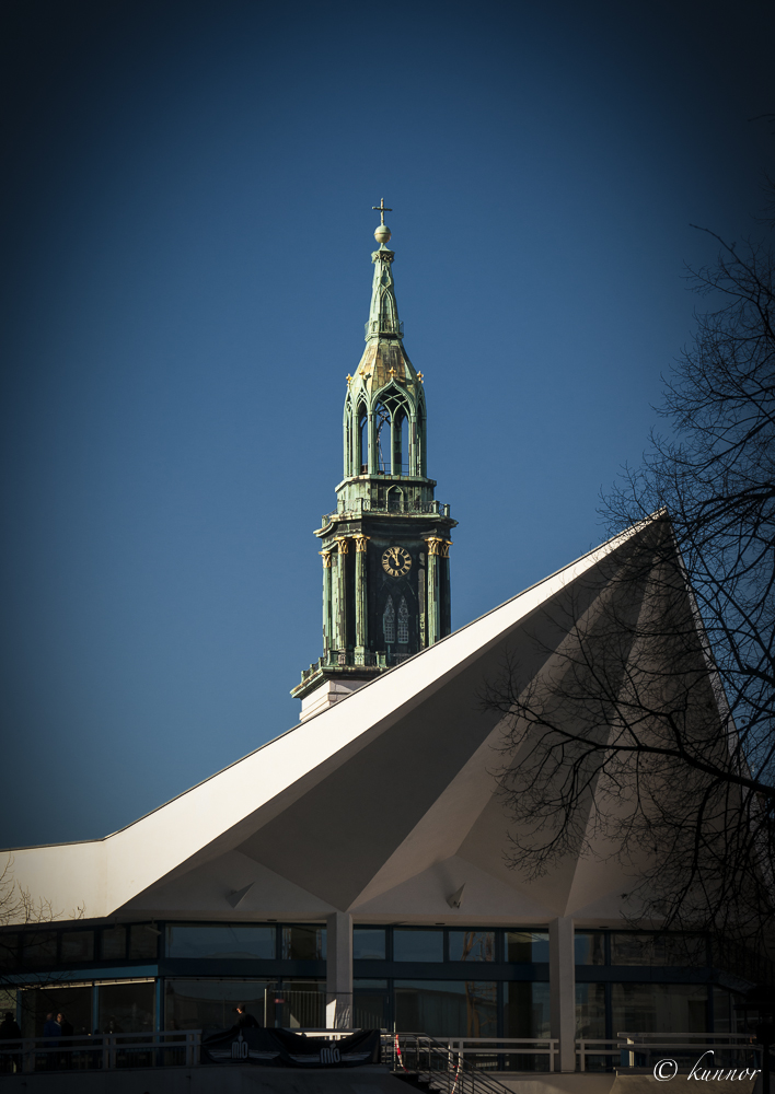 Blick zur St.-Marien-Kirche