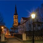 Blick zur St. Stephanie Kirche in Aschersleben