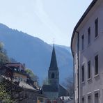 Blick zur Stadtkirche Saint-Vincent in Montreux