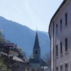 Blick zur Stadtkirche Saint-Vincent in Montreux