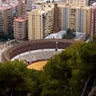 Blick zur Stierkampfarena