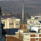 Blick zur St.Johanner Kirche