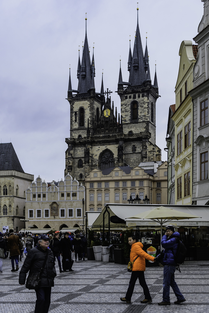 Blick zur Teynkirche