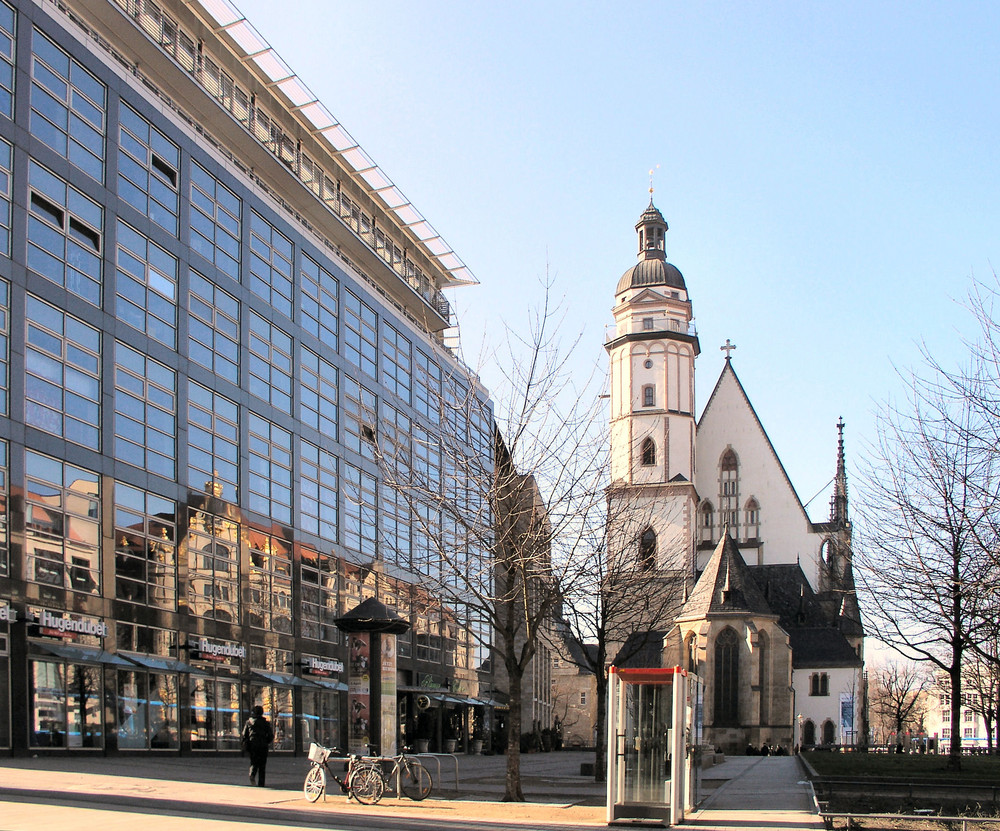Blick zur Thomaskirche