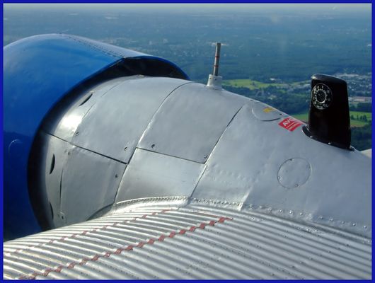 Blick zur Tragfläche