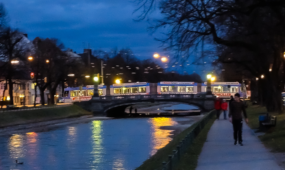 Blick zur Tram