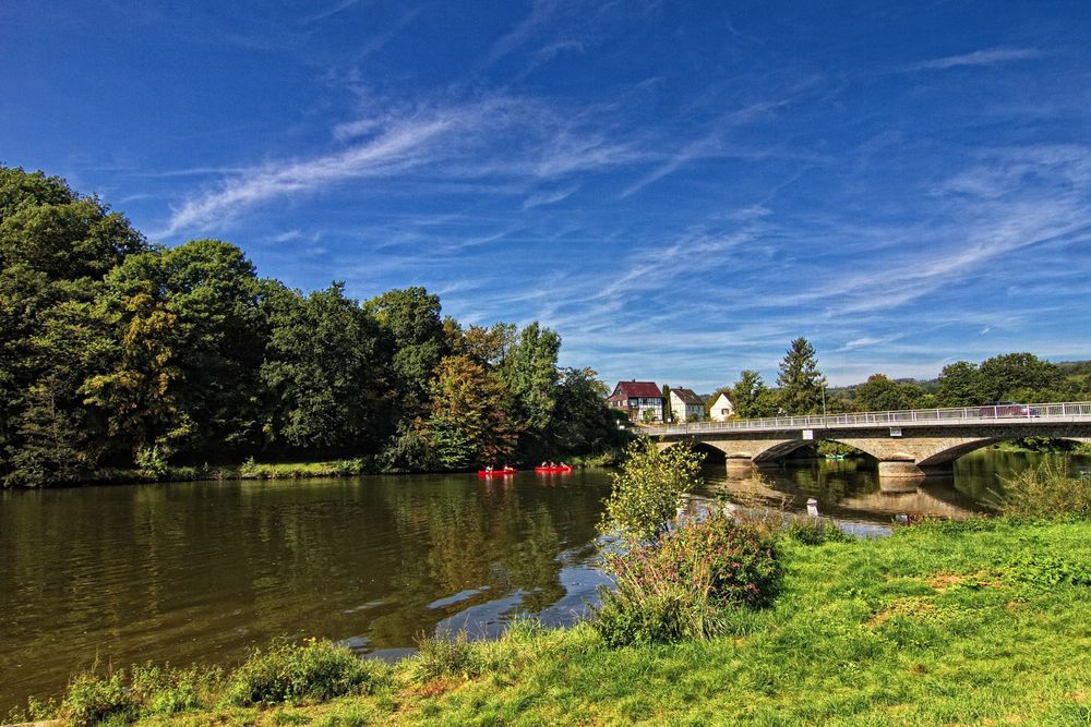 Blick zur Übersetziger Brücke 