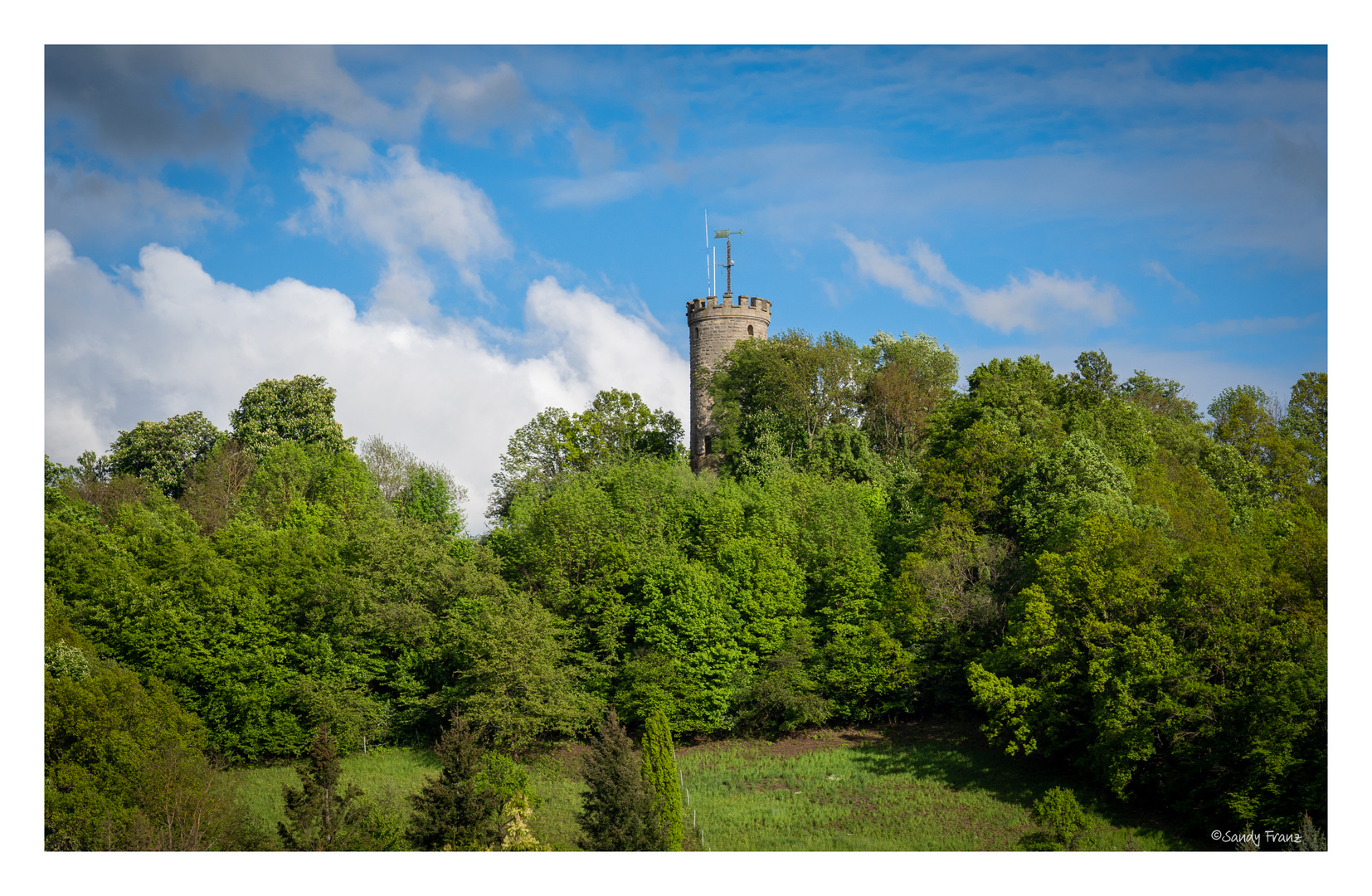 Blick zur Wallburg