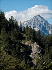 Blick zur Wettersteinspitze