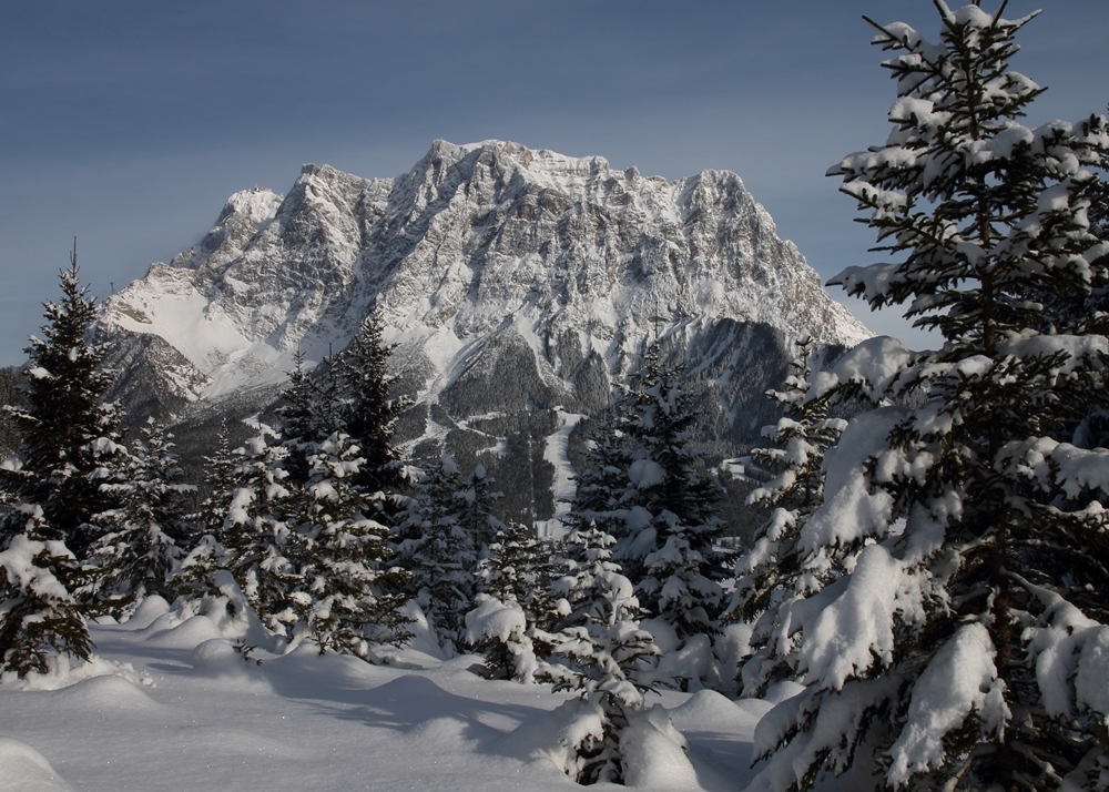 Blick zur Zugspitze