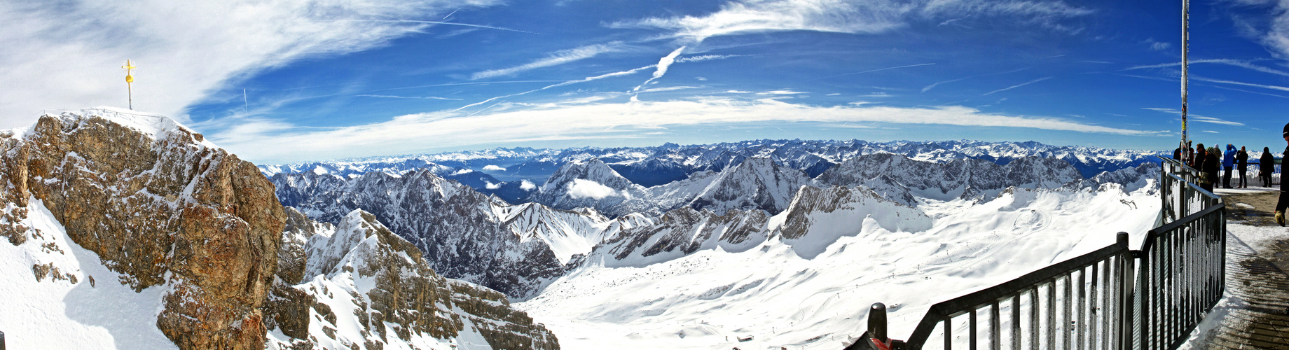 Blick zur Zugspitze