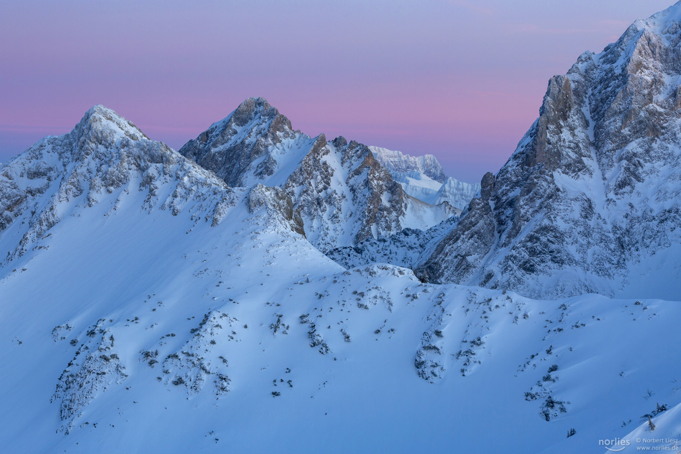 Blick zur Zugspitze