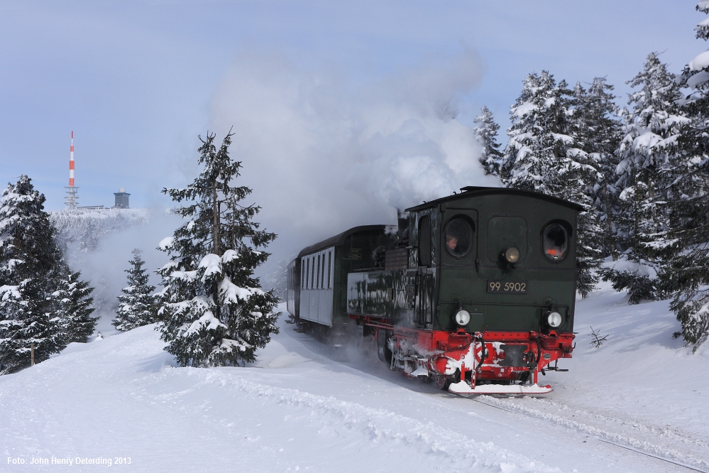 Blick zurück auf den Brocken