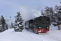 Blick zurück auf den Brocken