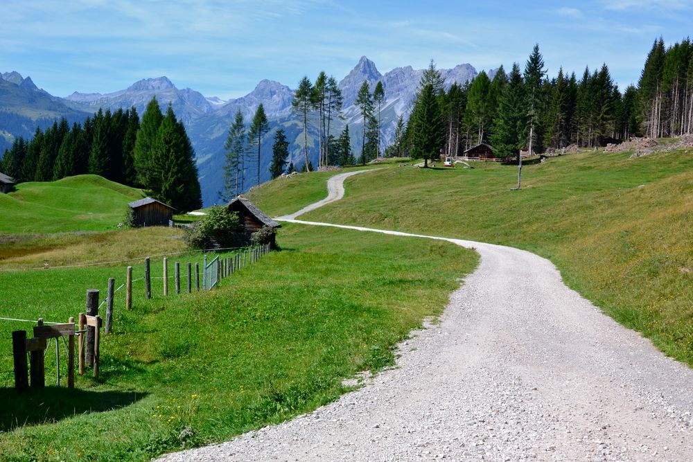 Blick zurück auf die Vandanser Steinwand …(1)