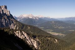 Blick zurück auf Mittenwald