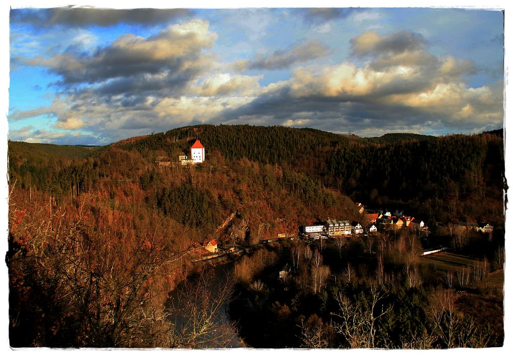 Blick zurück auf Ziegenrück