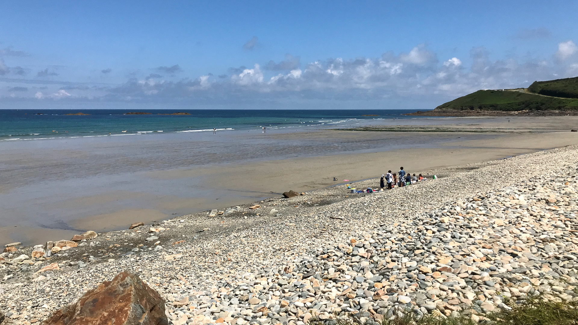 Blick zurück aufs Meer