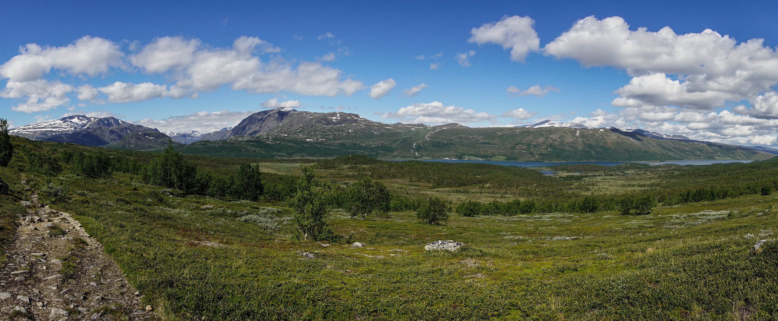 Blick zurück in das Sjodalen