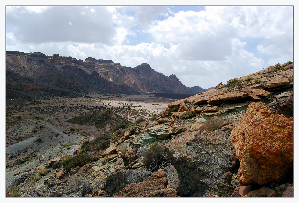 Blick zurück in die Ucanca Ebene