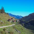 Blick zurück nach Hochfügen: Auf dem Anstieg zur Rastkogelhütte