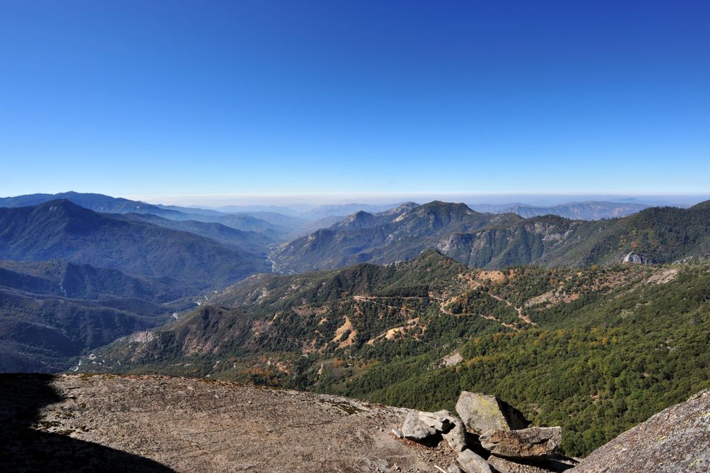 Blick zurück vom Moro Rock