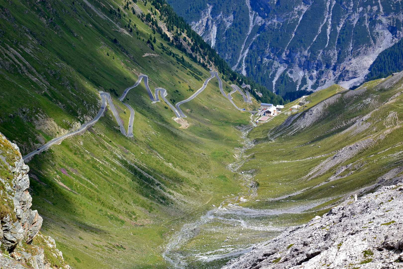 Blick zurück vom STILFSER JOCH…