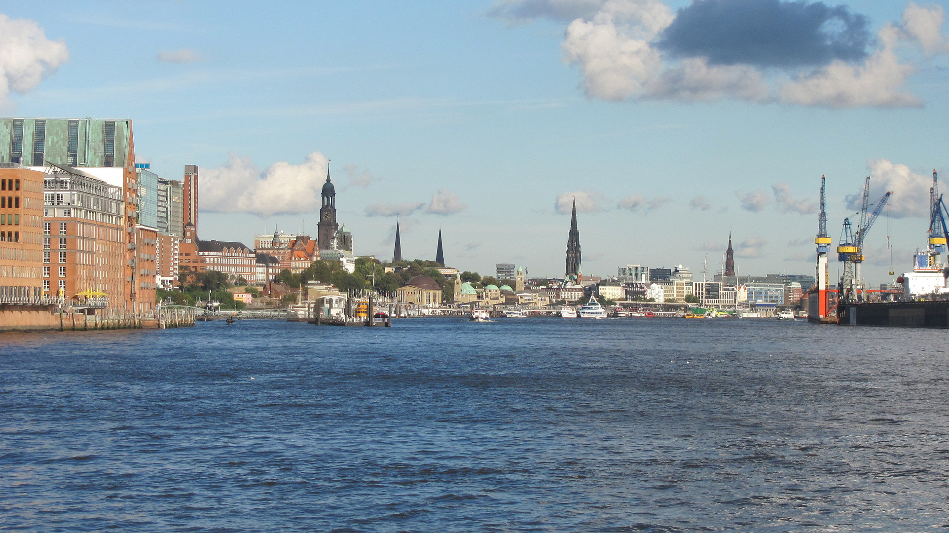 Blick zurück zur Stadt