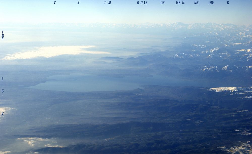 Blicke über Italien hinaus (1) - Gardasee und Alpen