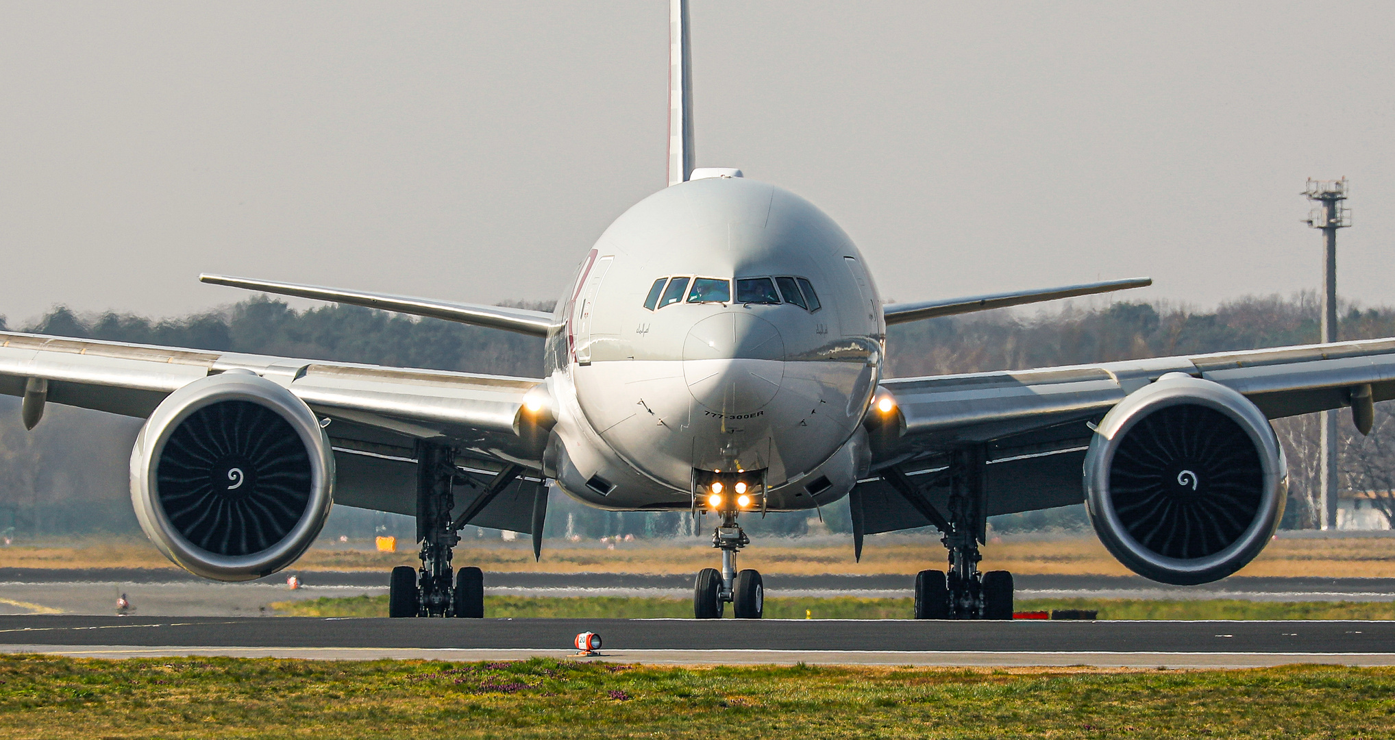 Blickkontakt mit den Piloten