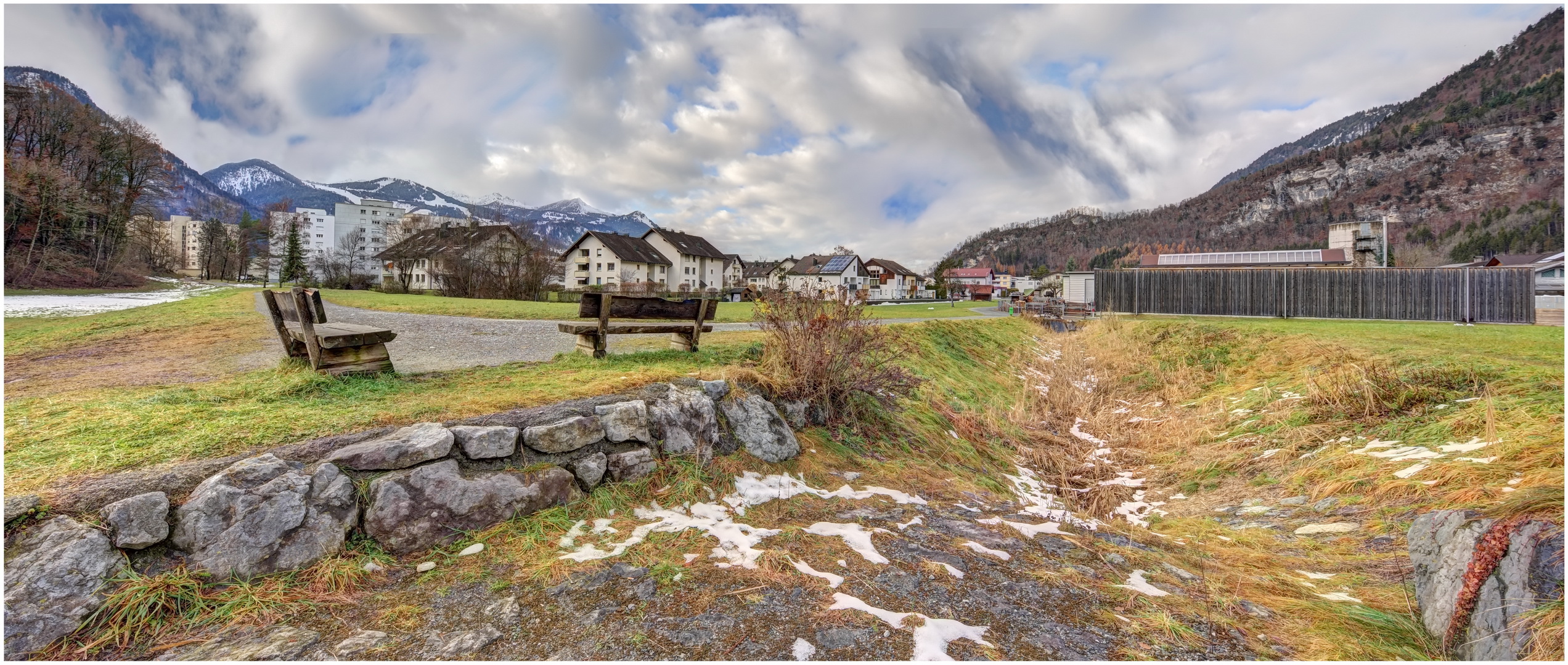 Blickrichtung Bludenz 2021-12-05 HDR-Panorama