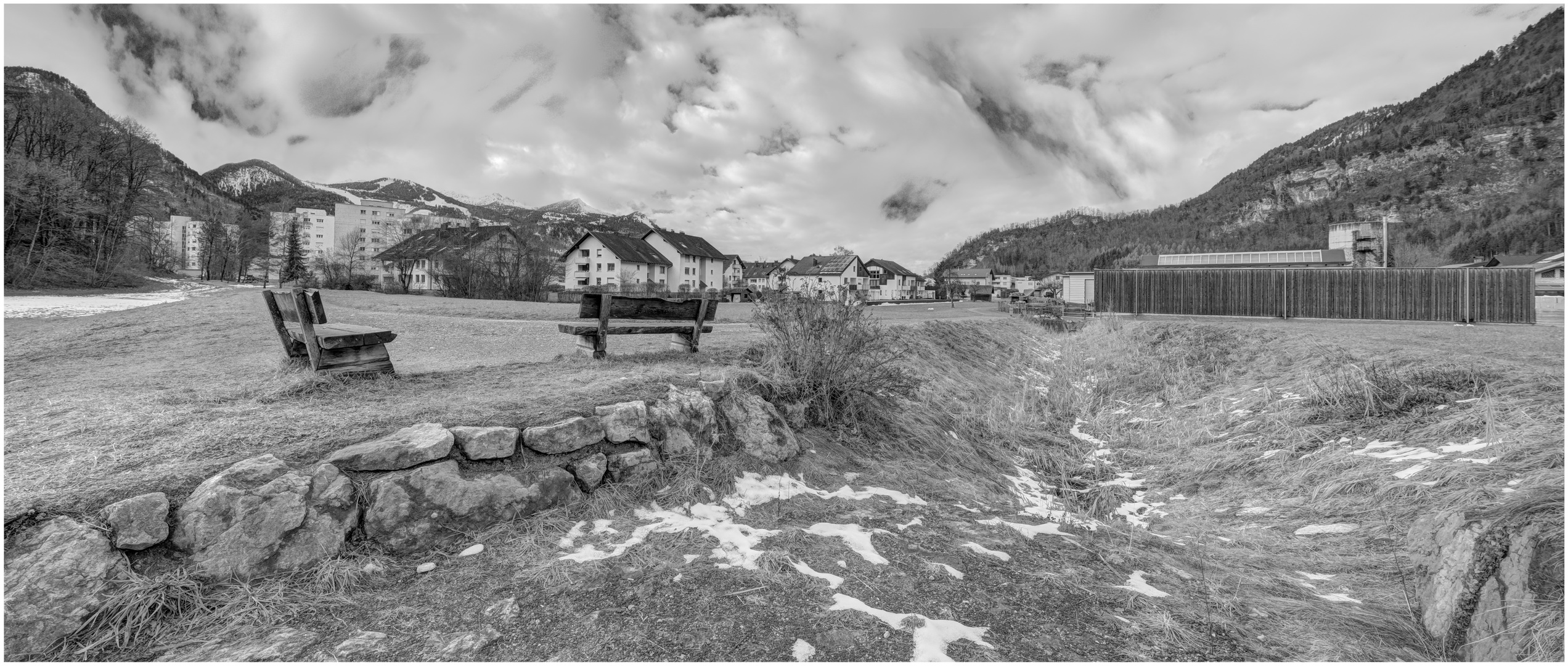 Blickrichtung Bludenz 2021-12-05 HDR-Panorama SW