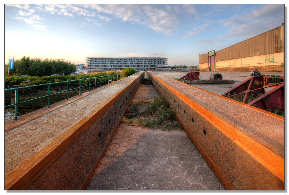 Blickrichtung HafenCity Uni