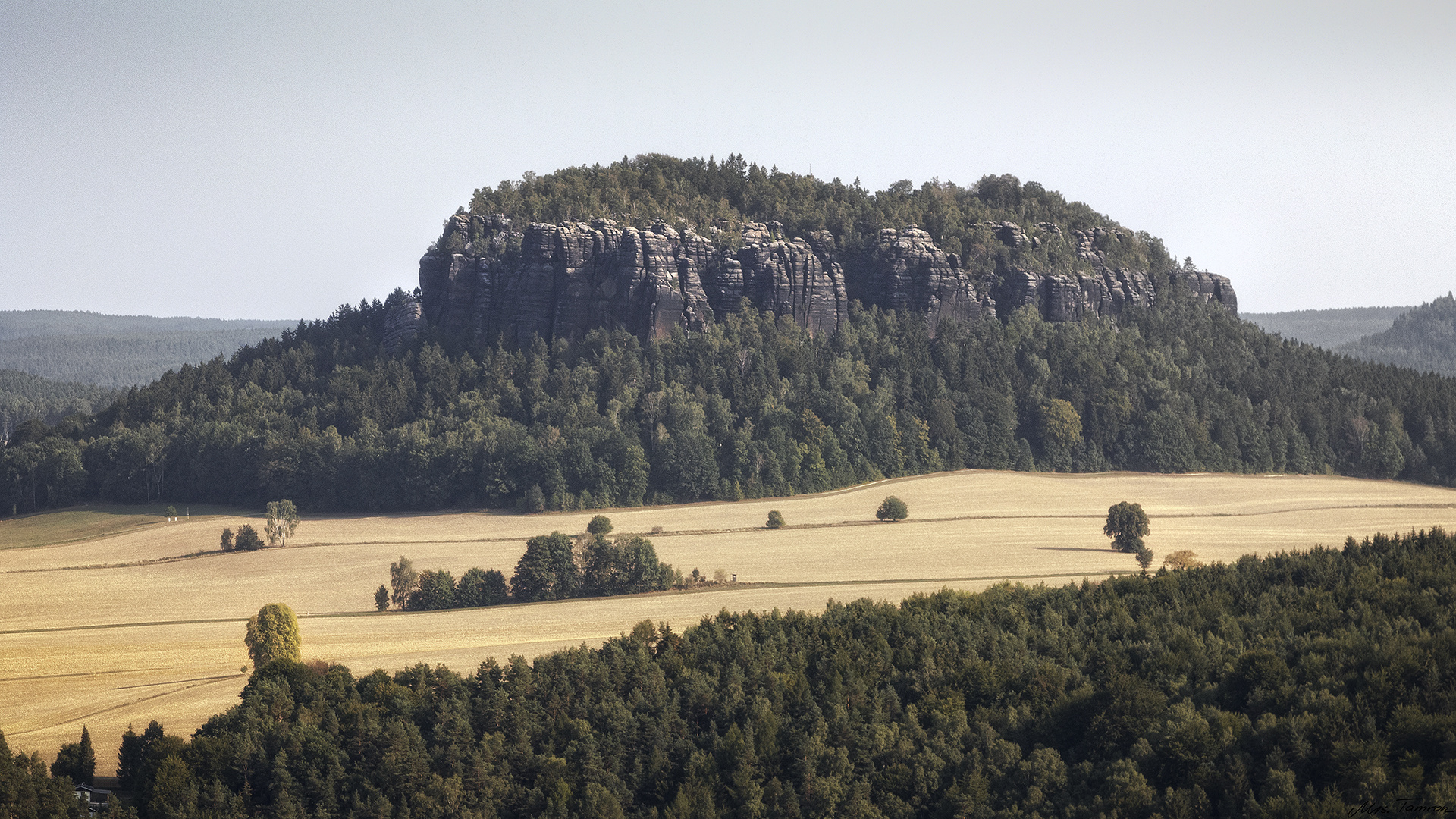 Blickrichtung Pfaffenstein ....