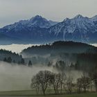 Blickwinkel zu drei Gebirgsgruppen!