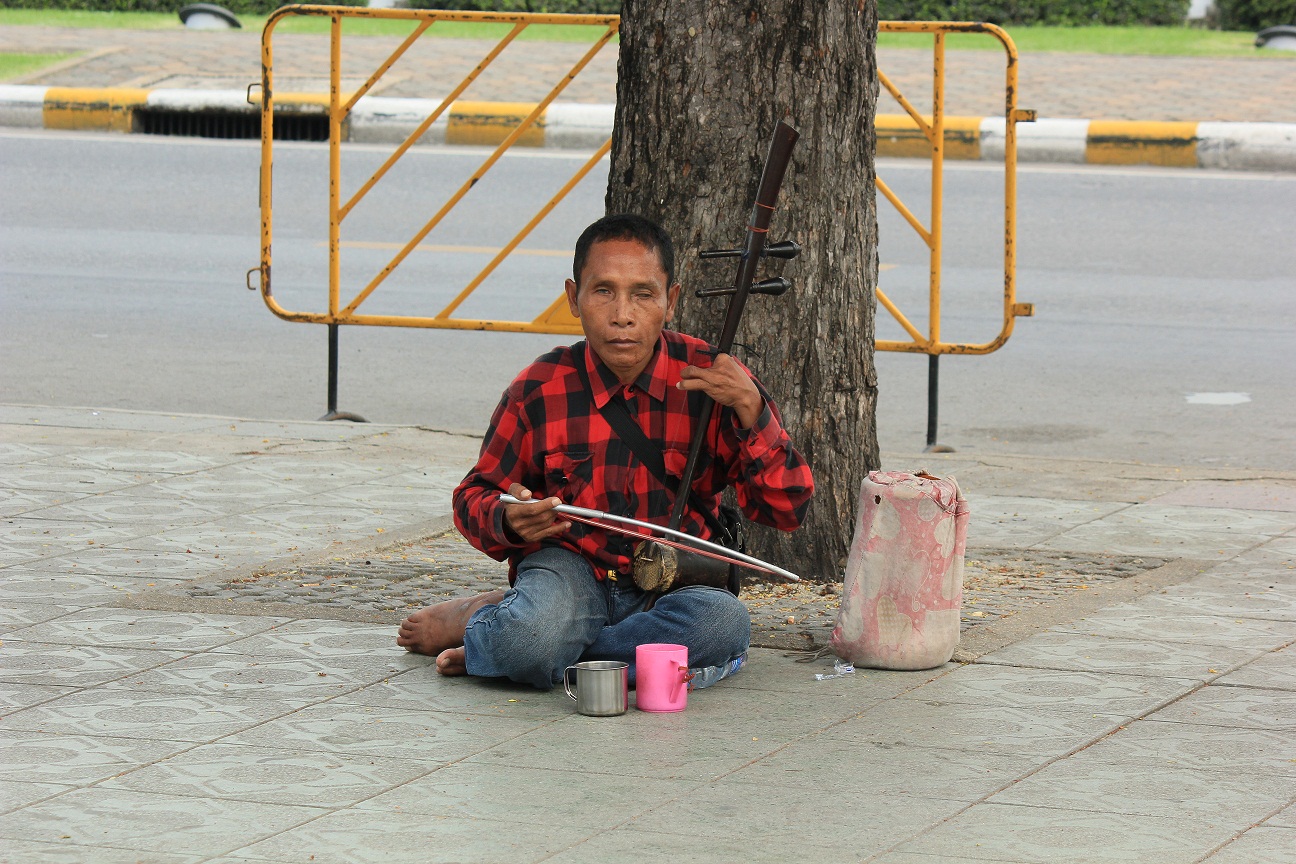 Blind Musiker in Bangkok