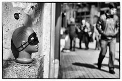 Blindfold on Istiklal St.