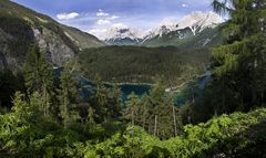 Blindsee mit Zugspitze und Sonnenspitze