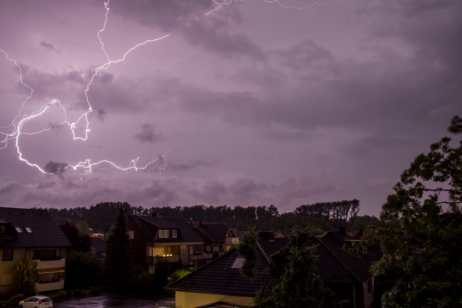 Blitz bei einem Gewitter