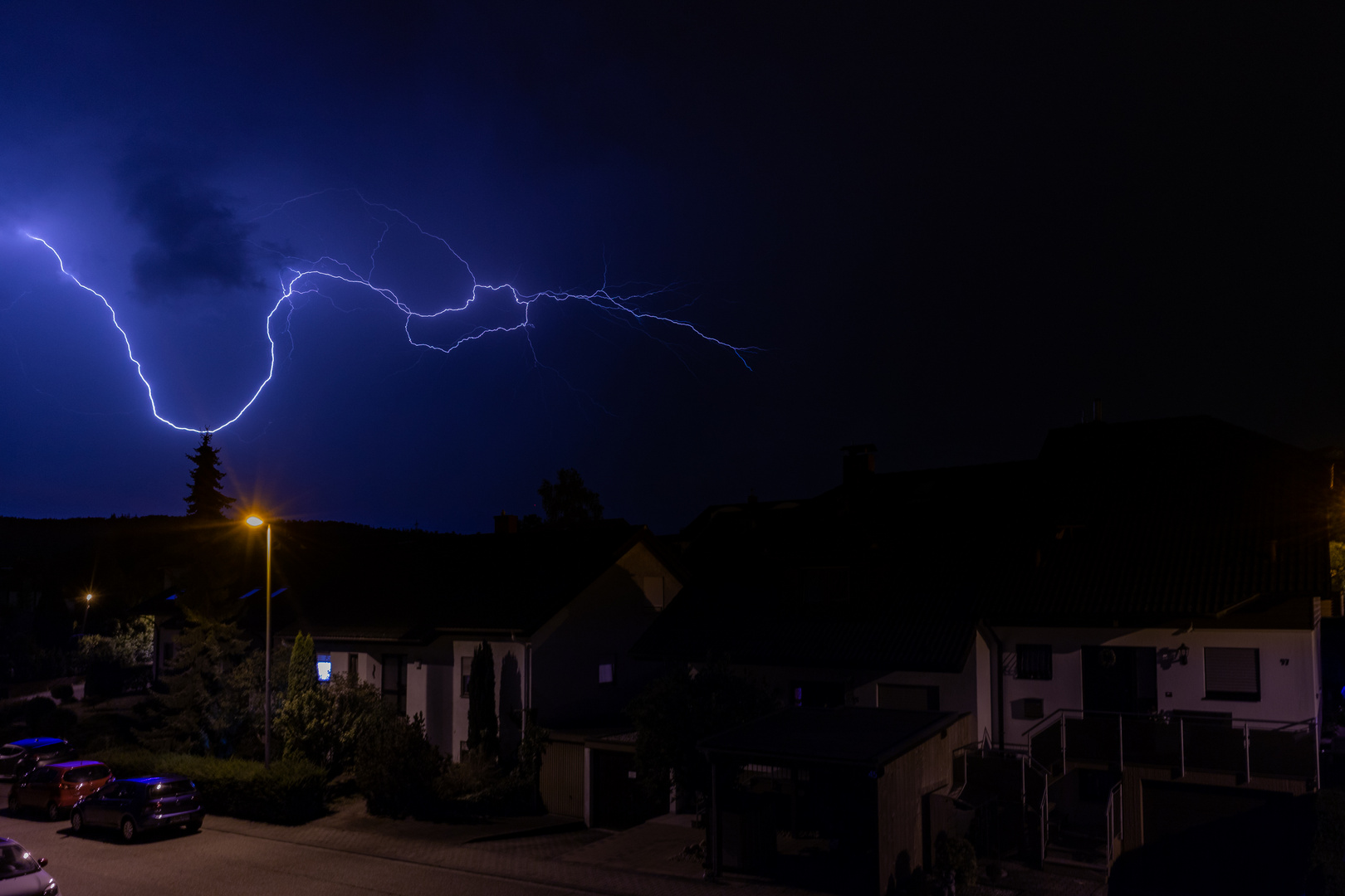 Blitz bei Gewitter