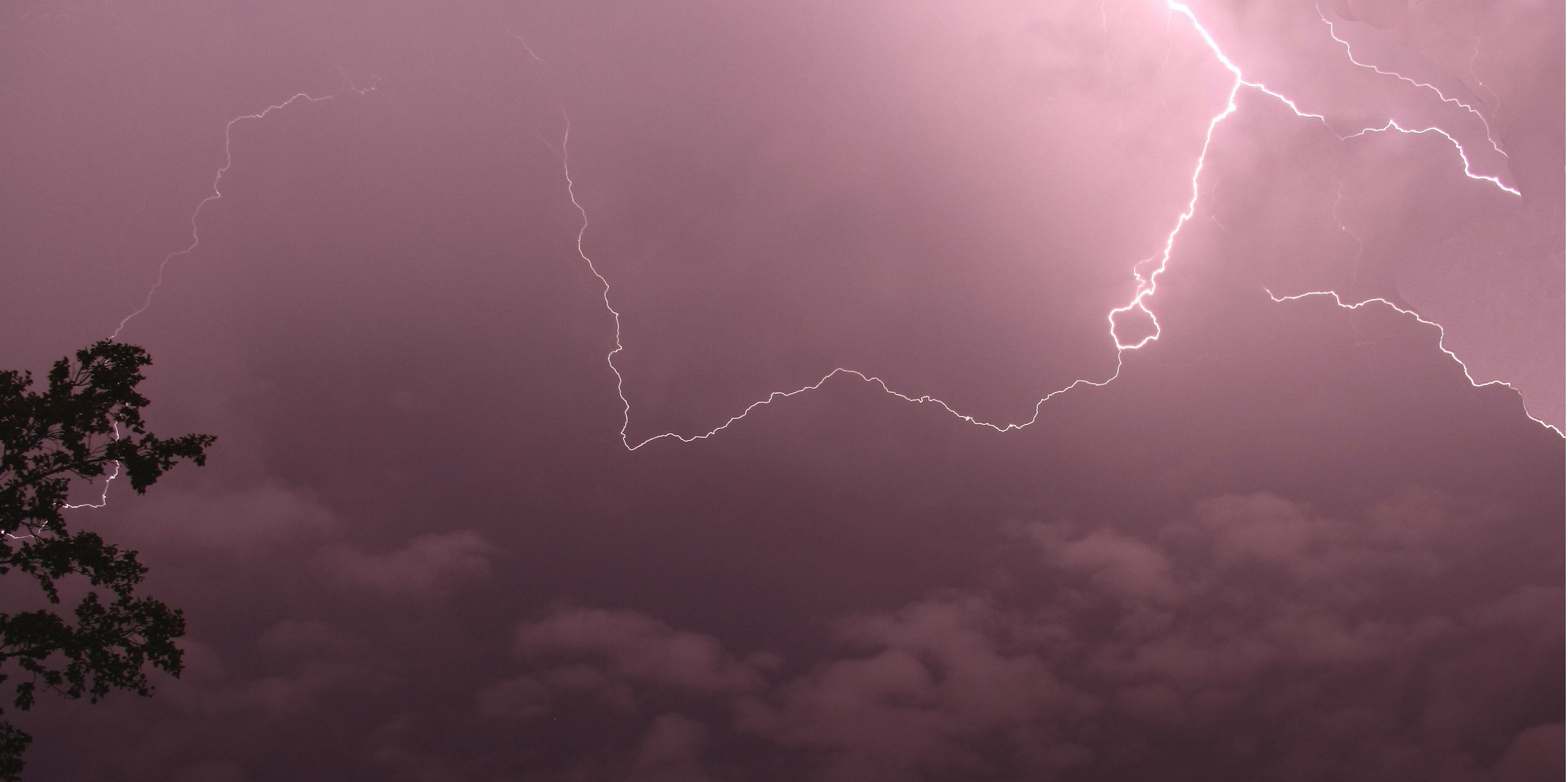 Blitz beim Unwetter 2011 in Deutschland